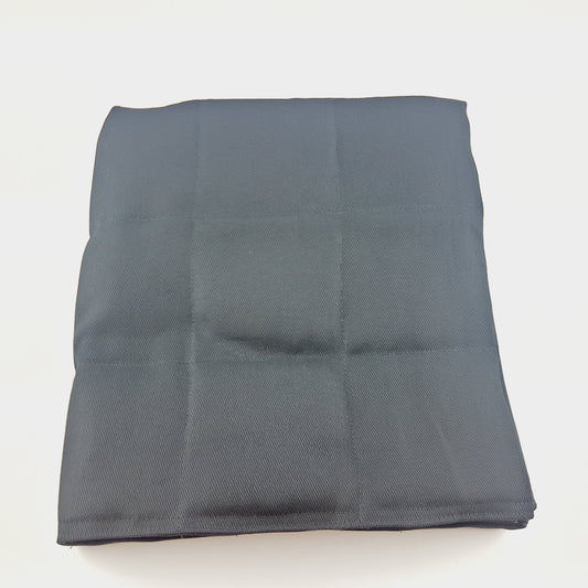 200x200cm, Dark Grey Cotton Zippy Weighted Blanket, 14kg