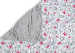 Dreamcatchers & Light Grey Plush Weighted Blanket