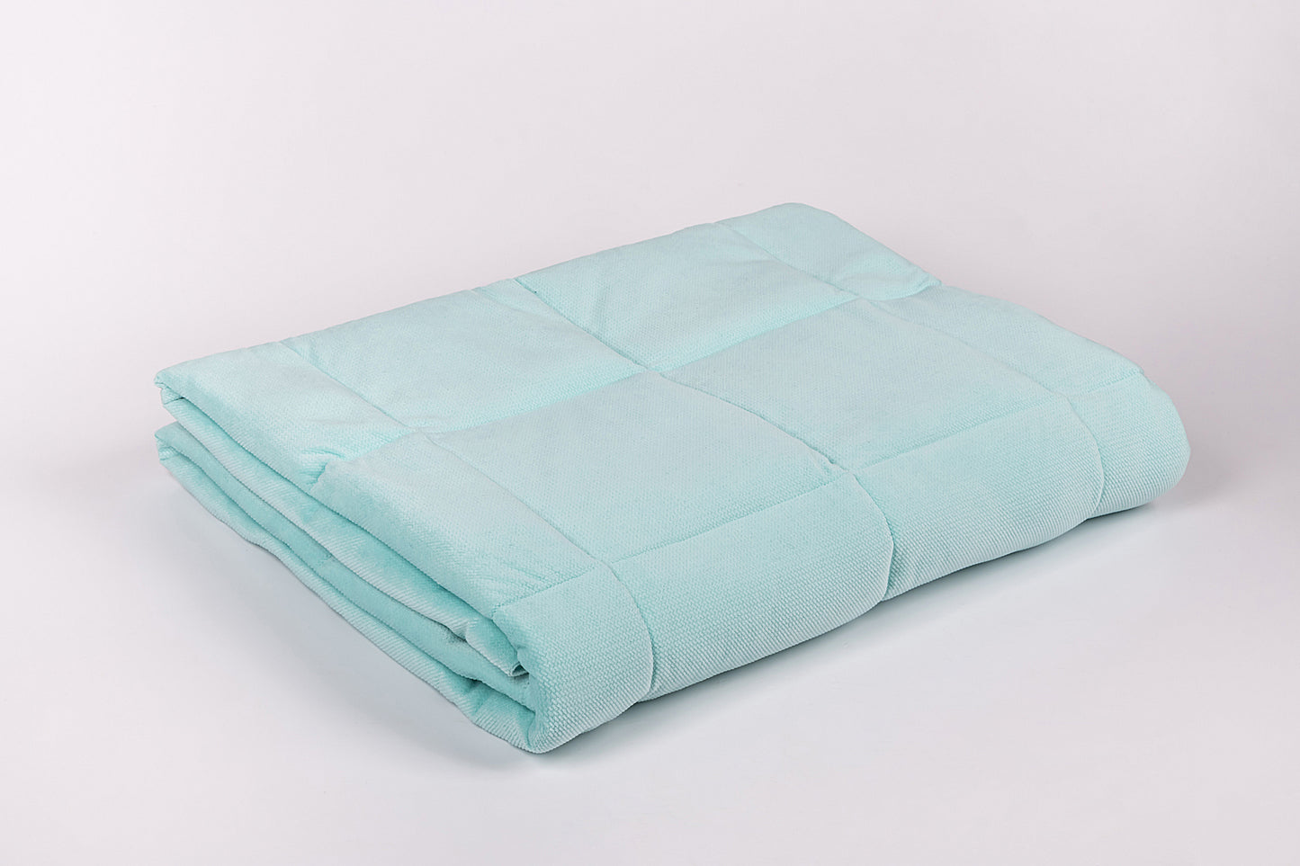 VELVET TOP WEIGHTED BLANKET IN MINT SHADE