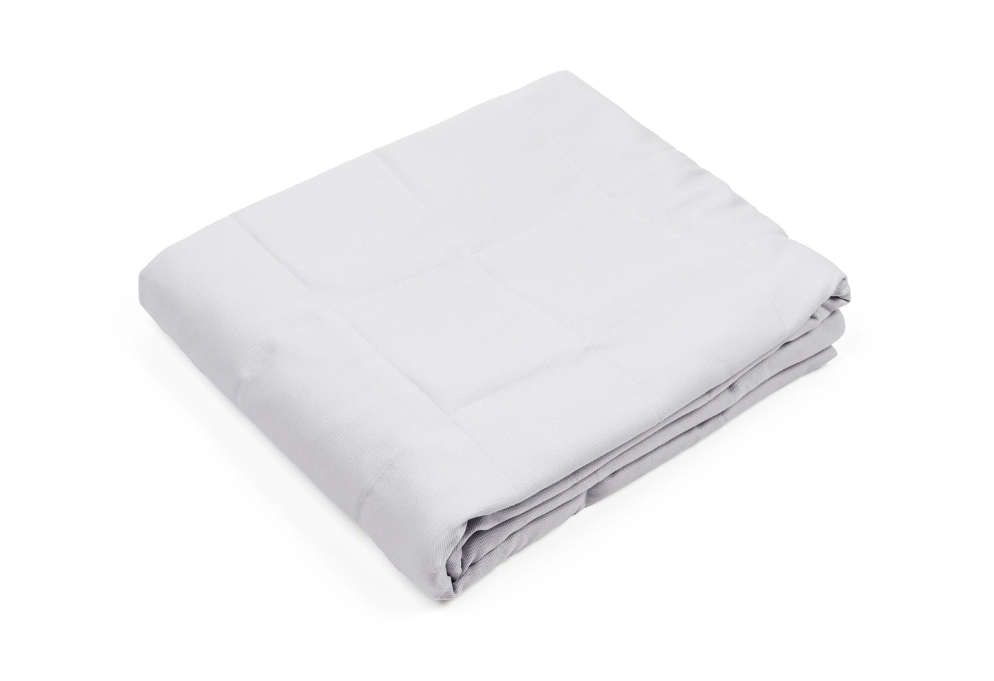 WHITE COTTON WEIGHTED BLANKET