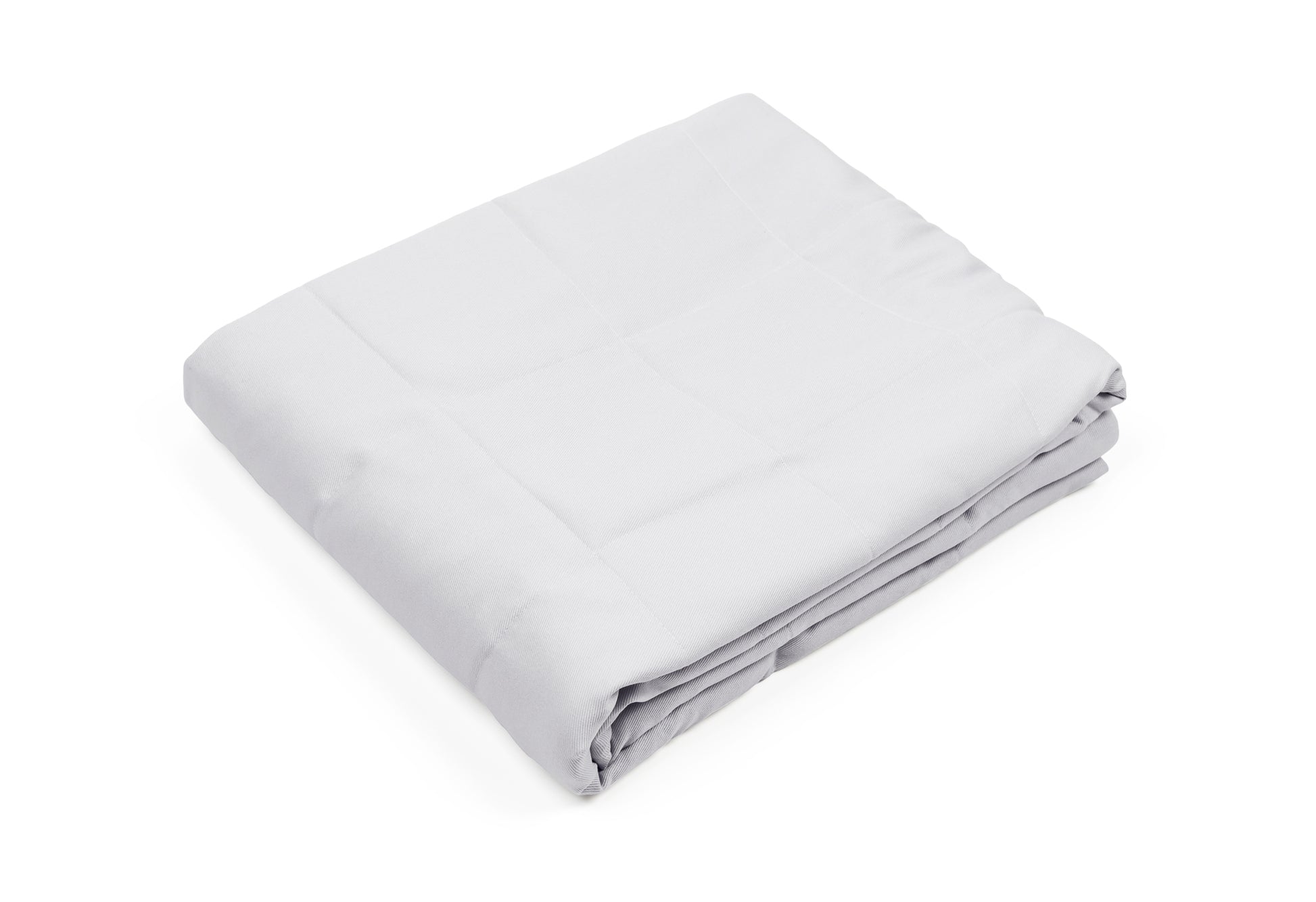 WHITE COTTON WEIGHTED BLANKET