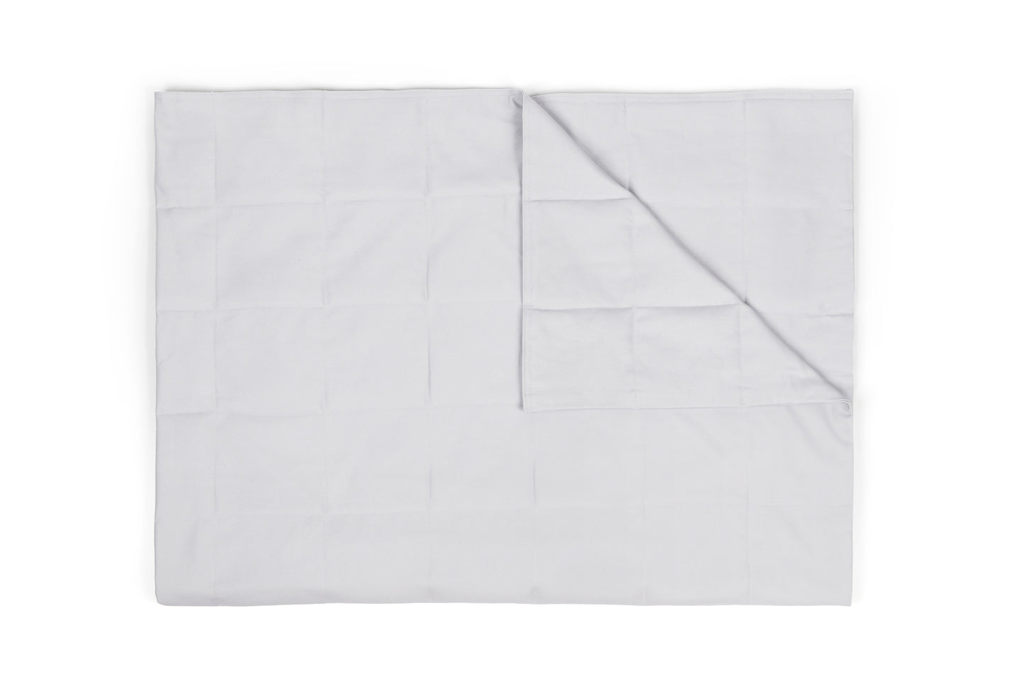WHITE COTTON WEIGHTED BLANKET