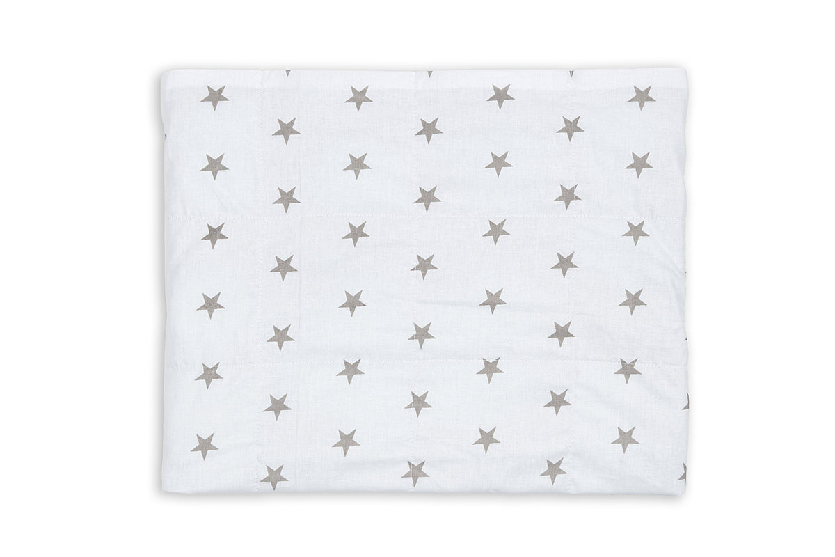 GREY STARS WEIGHTED BLANKET front