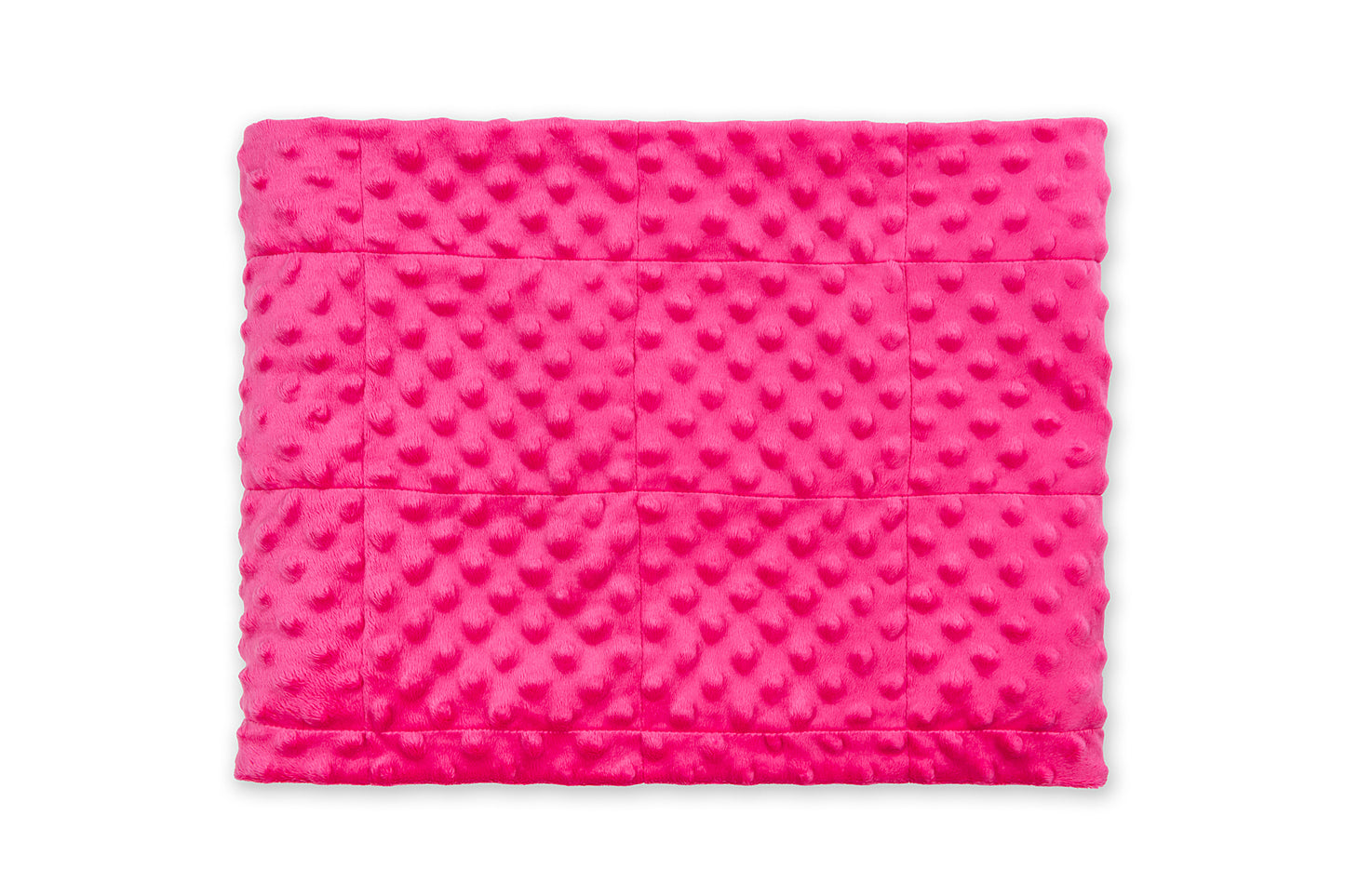 SUMMER MEADOW COTTON TOP WEIGHTED BLANKET plush backing