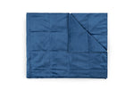 VELVET TOP WEIGHTED BLANKET IN NAVY BLUE 