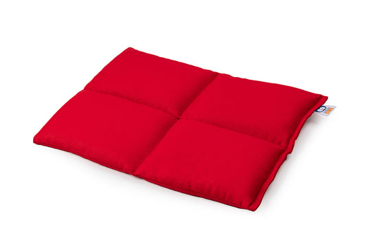 Red Cotton Weighted Lap Pillow