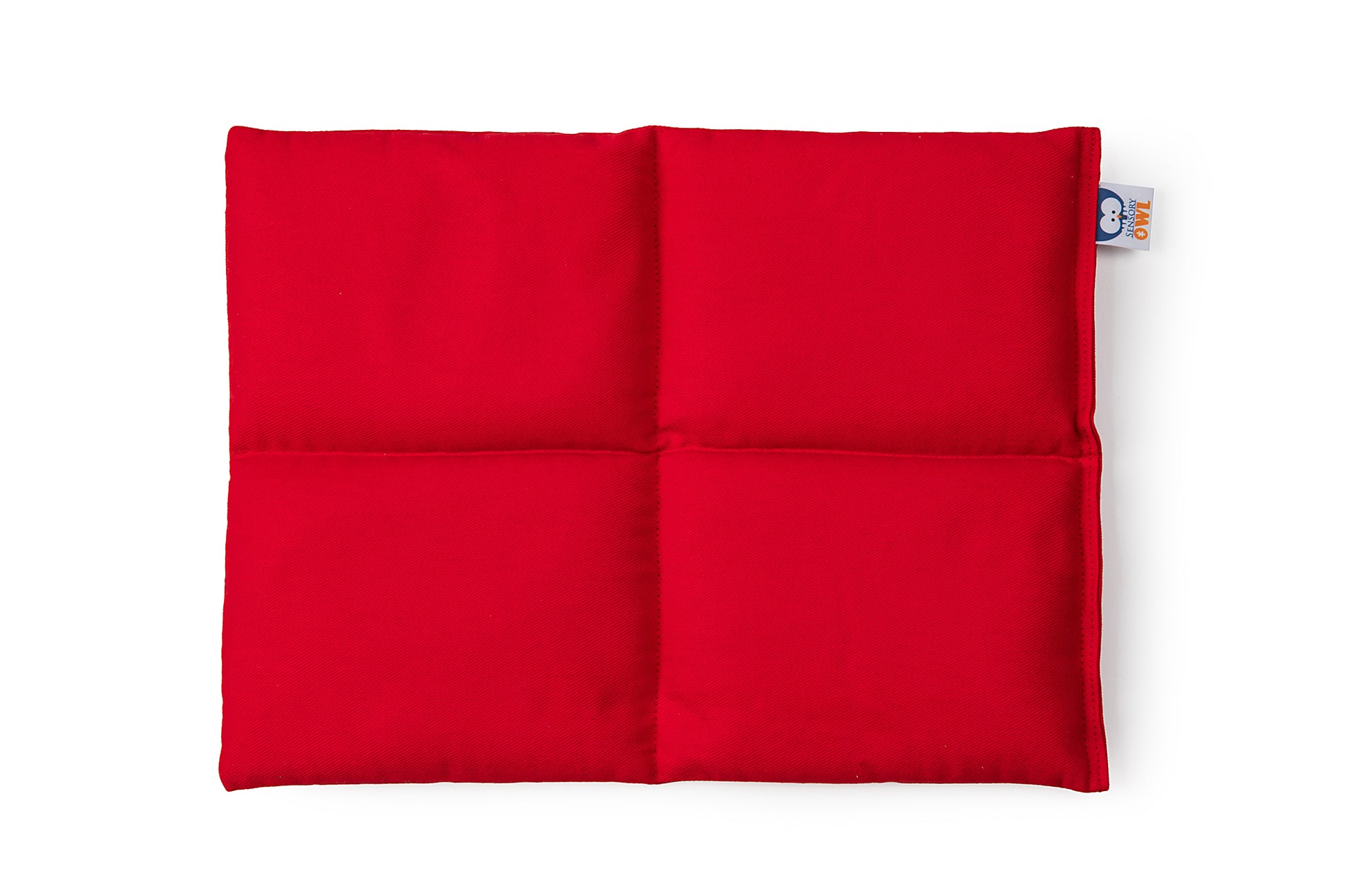 Red Cotton Weighted Lap Pillow