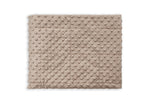 CAMO PATTERN WEIGHTED BLANKET  cappuccino plush side