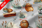 CAPYBARAS COTTON TOP WEIGHTED BLANKET