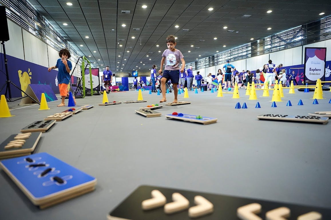 sensory path sports game