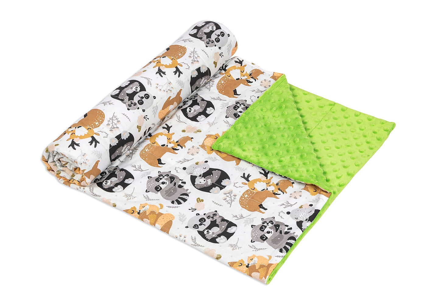 FOREST FAMILY MINKY WEIGHTED BLANKET | SENSORY OWL