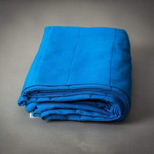 Load image into Gallery viewer, BLUE COTTON WEIGHTED BLANKET | SENSORY OWL