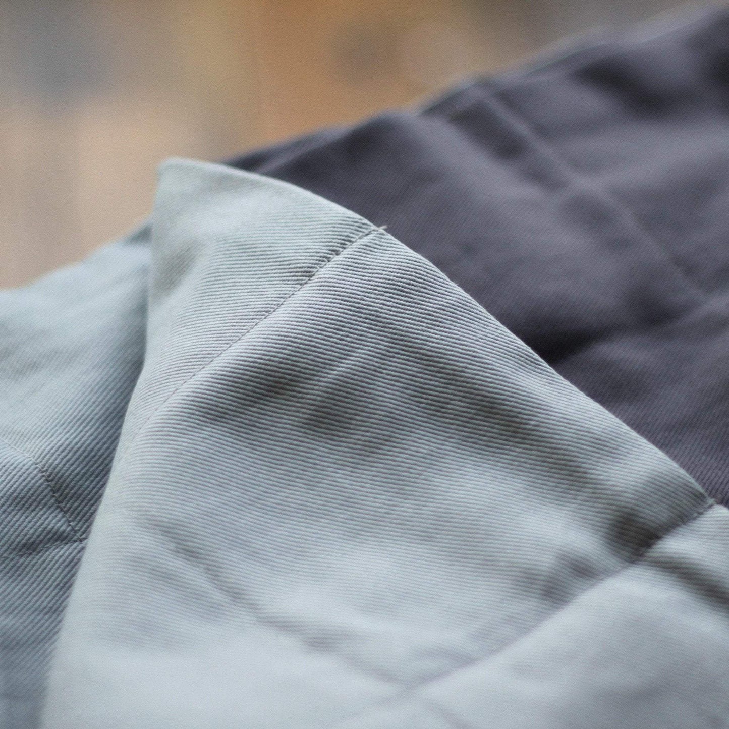 DARK GREY COTTON WEIGHTED BLANKET | SENSORY OWL