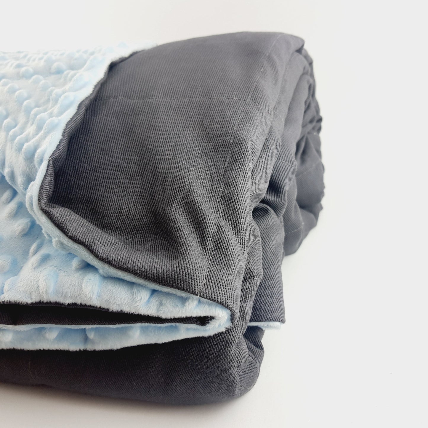 DARK GREY COTTON WEIGHTED BLANKET | SENSORY OWL