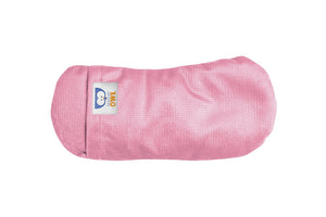 pink youga eye pillow made by sensoryowl