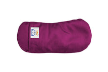 Load image into Gallery viewer, maroon yoga eye pillow made by sensoryowl