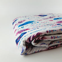 Load image into Gallery viewer, FEATHERS MINKY WEIGHTED BLANKET | SENSORY BLANKET