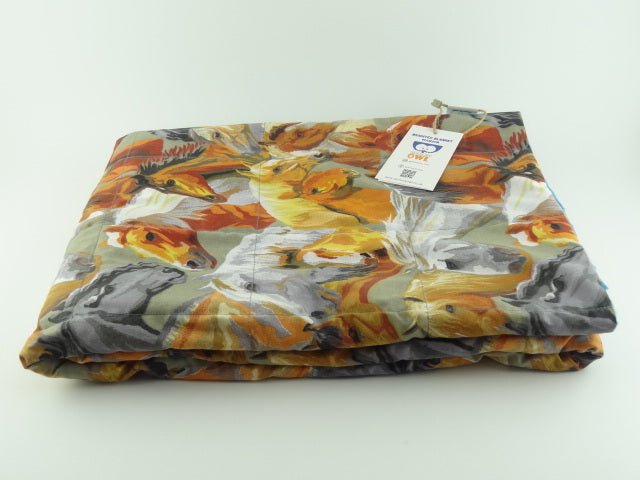 horses minky wieghted blanket | sensory owl