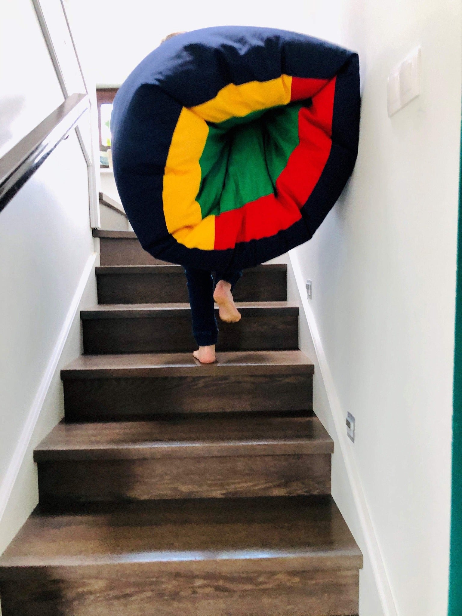 Large Sensory Bean Bag Tunnel Pouf | Sensory Owl