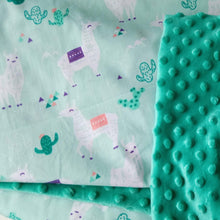 Load image into Gallery viewer, LLAMAS MINKY WEIGHTED BLANKET | SENSORY OWL