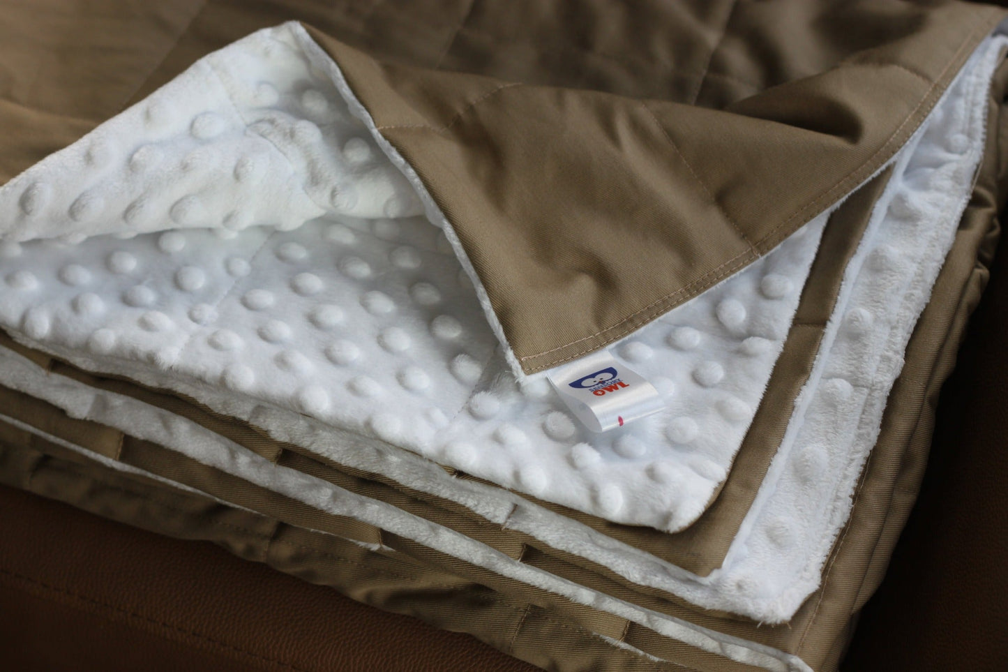 NUDE COTTON WEIGHTED BLANKET | SENSORY OWL